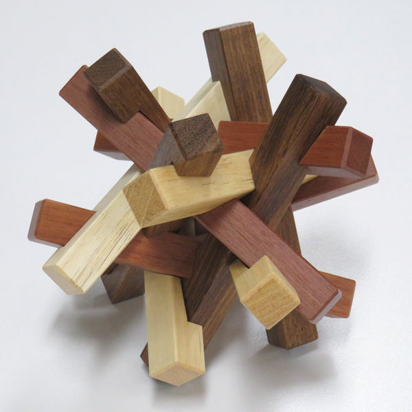 Mirii 4x3 - Polyhedral shape interlocking burr puzzle