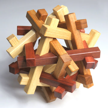 Mirii 6x4 - Polyhedral shape interlocking burr puzzle